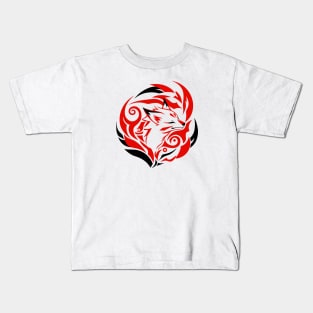 A fox deity tattoo Kids T-Shirt